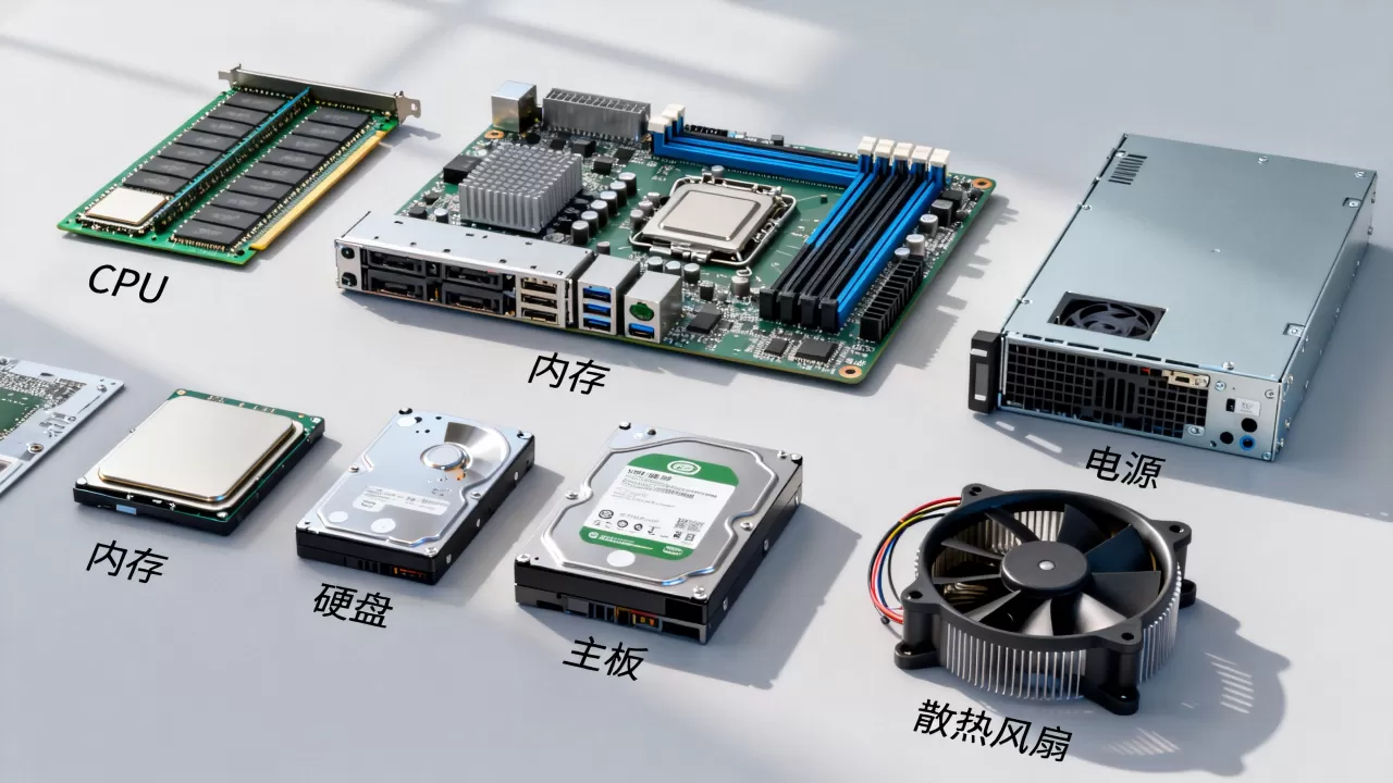x86服务器系统组件有哪些硬件，怎么选？