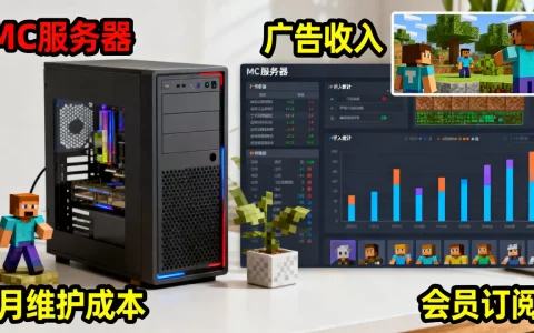 MC服务器一个月到底能赚多少钱？，怎么赚钱