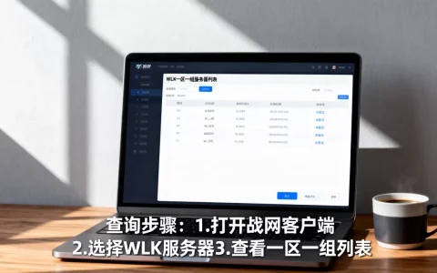 WLK一区一组都有哪些服务器？，怎么查列表？