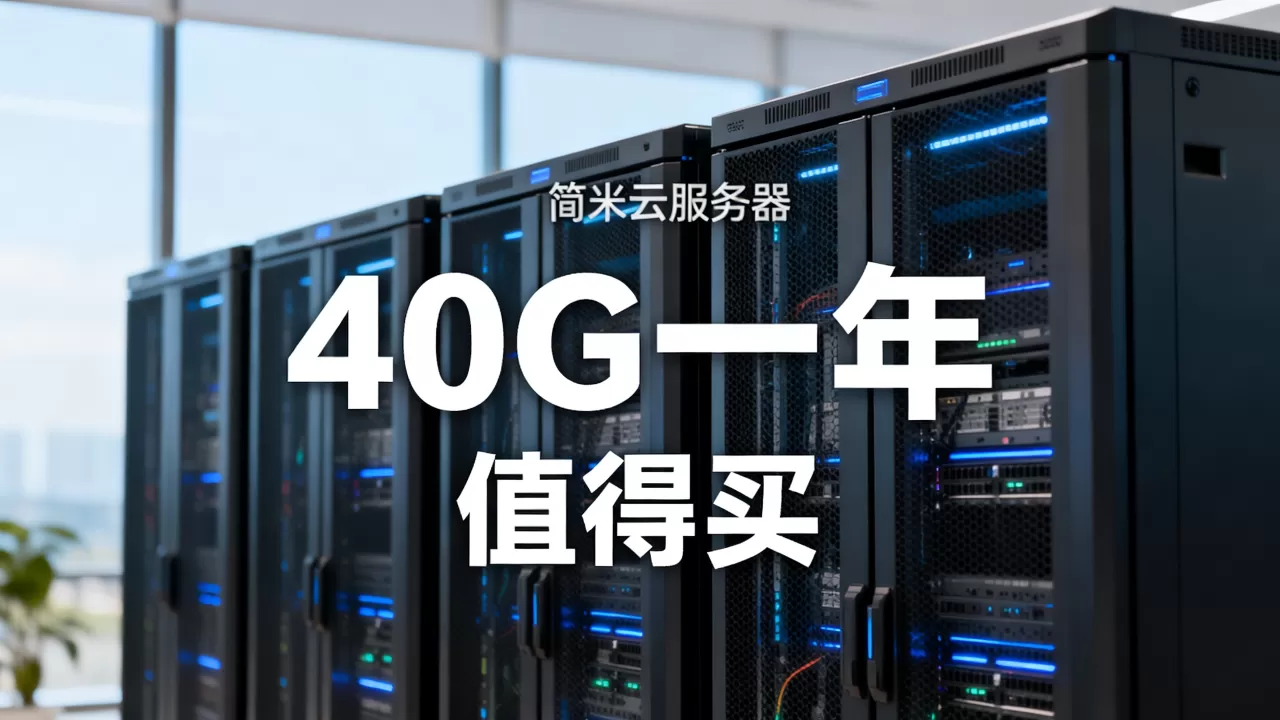 简米云服务器40g一年多少钱？，值得买吗？