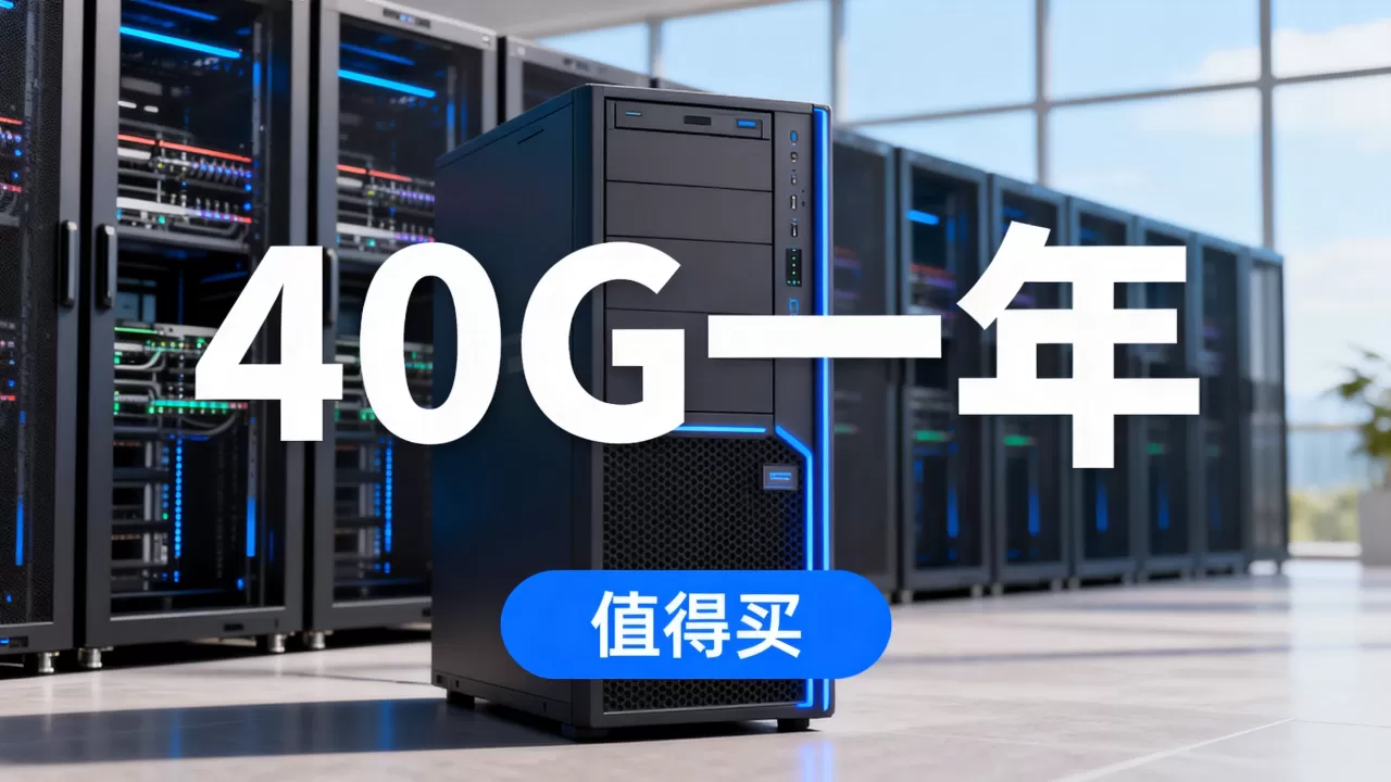 简米云服务器40g一年多少钱？，值得买吗？