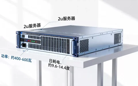 一台2u服务器一般功率多少瓦，一天耗电多少度