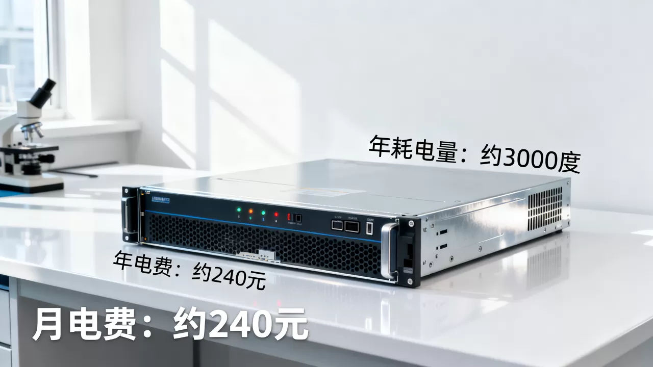 一台2u服务器一年用多少电？，每月电费多少钱？