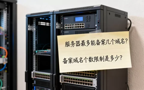 服务器最多能备案几个域名，备案域名个数限制是多少？
