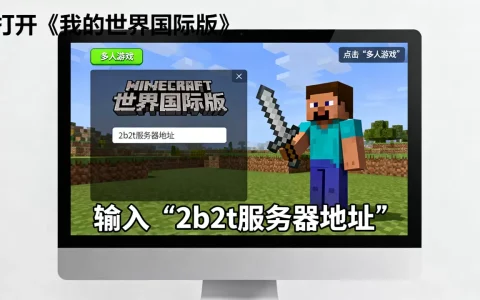 我的世界国际版怎么进2b2t服务器,2b2t服务器怎么进