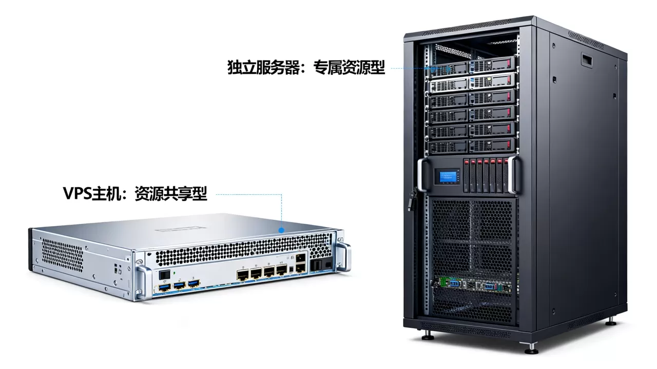 服务器分割vps主机和独立服务器有什么区别，怎么选