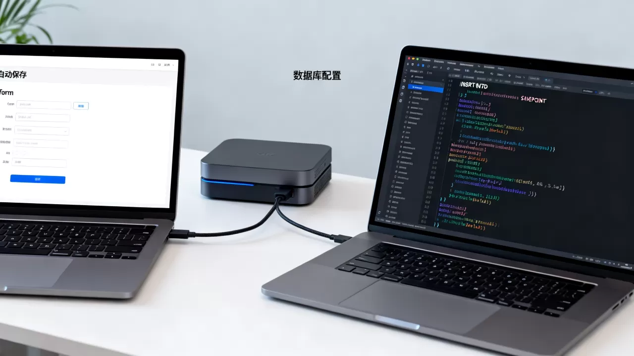form自动保存到数据库是如何实现的，怎么配置？