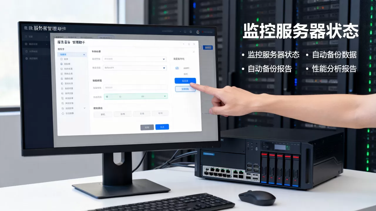 服务器管理助手这款软件怎么用，有哪些功能？
