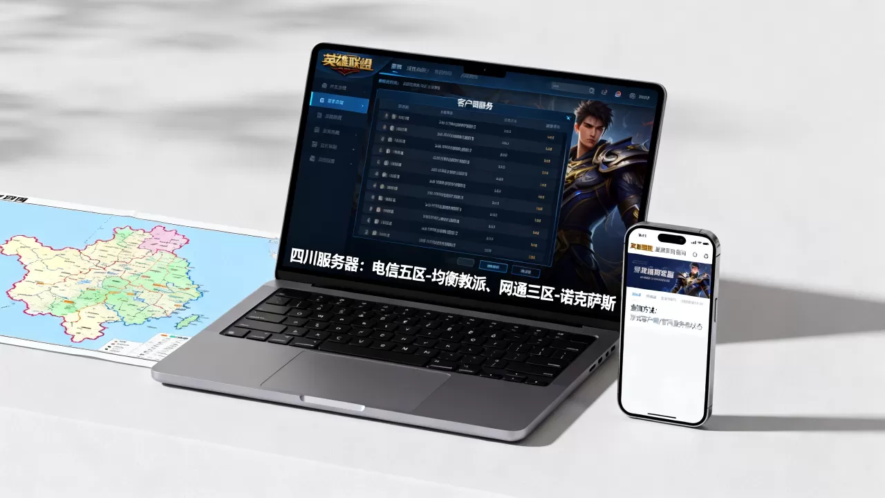 LOL有哪些区的服务器在四川呢，怎么查？