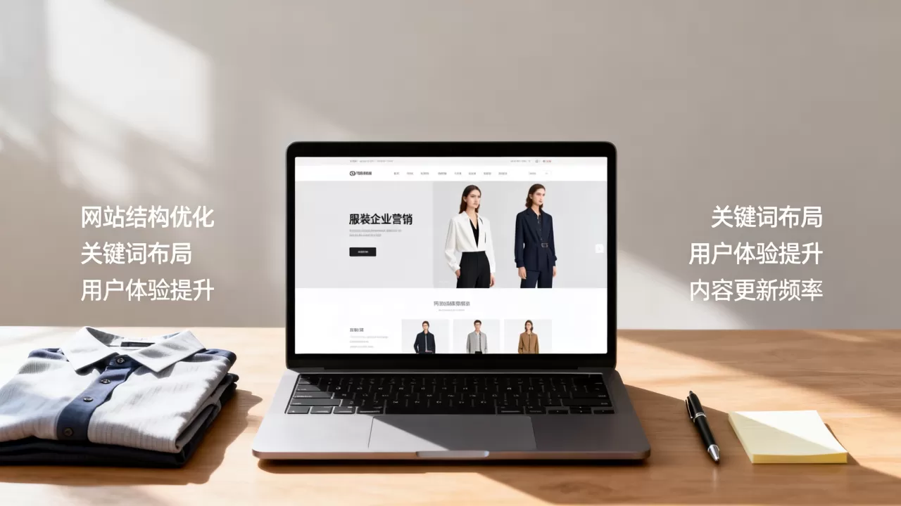 服装企业营销网站建设如何优化，怎么提高排名？