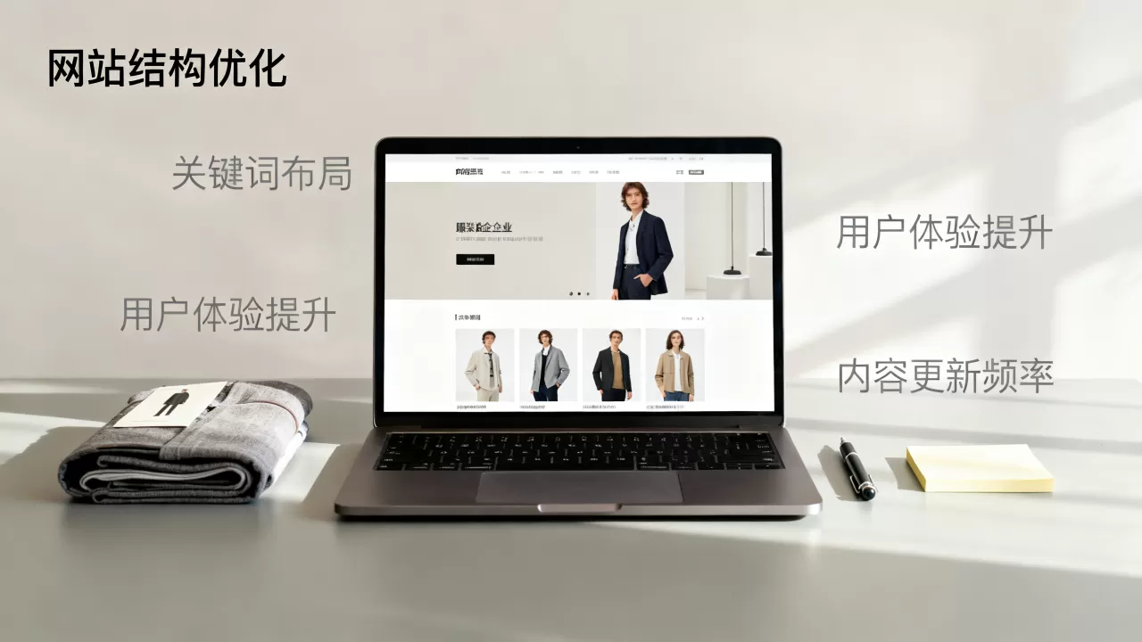 服装企业营销网站建设如何优化，怎么提高排名？