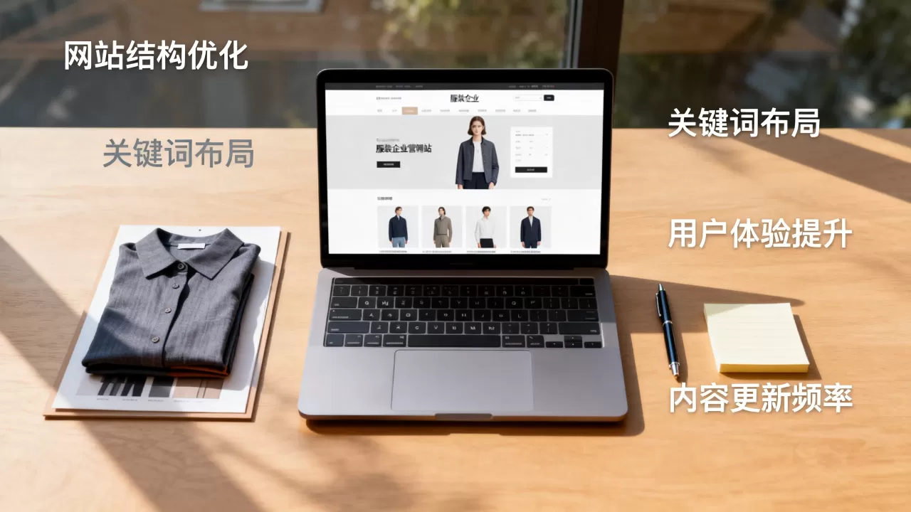 服装企业营销网站建设如何优化，怎么提高排名？