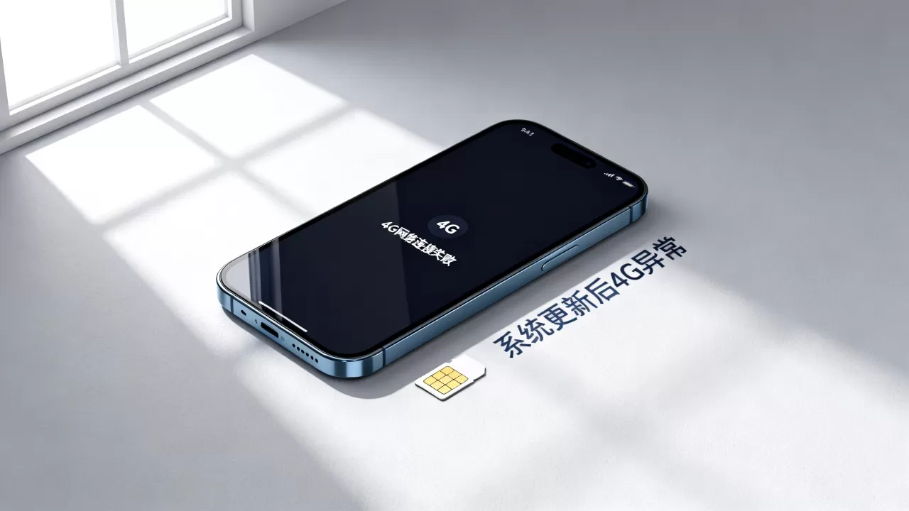 手机更新后为什么不能使用4G网络连接服务器,怎么回事? 手机更新后为什么不能使用4G网络连接服务器,怎么回事?