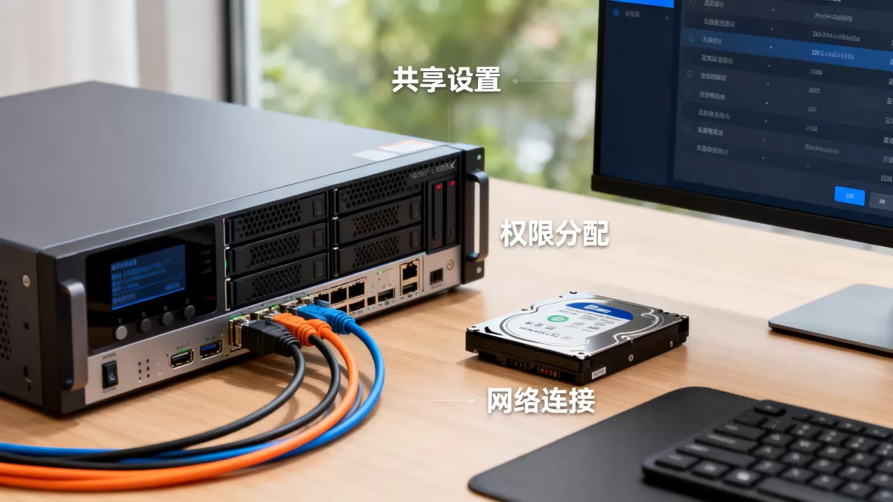 服务器共享硬盘如何实现共享，怎么设置？