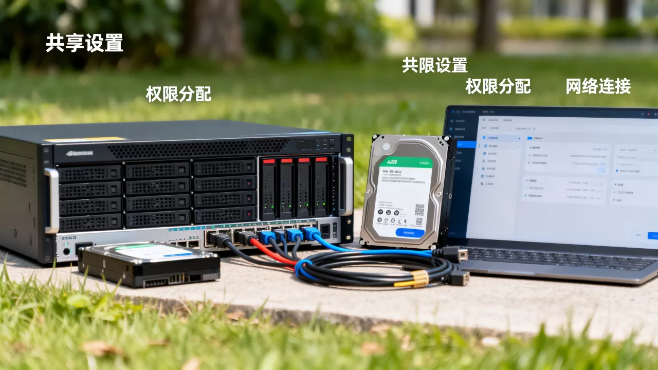 服务器共享硬盘如何实现共享，怎么设置？