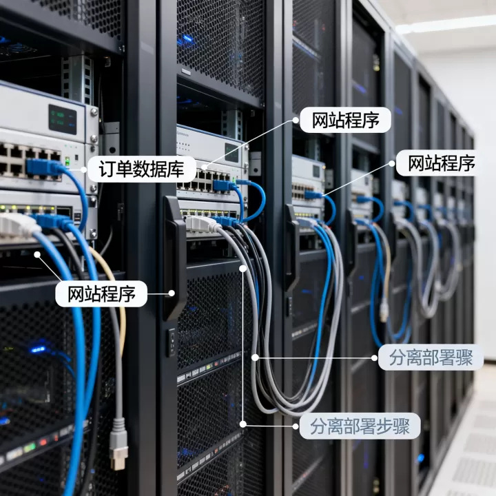 订单数据库和网站程序分开部署怎么实现,数据库分离部署步骤 订单数据库和网站程序分开部署怎么实现,数据库分离部署步骤