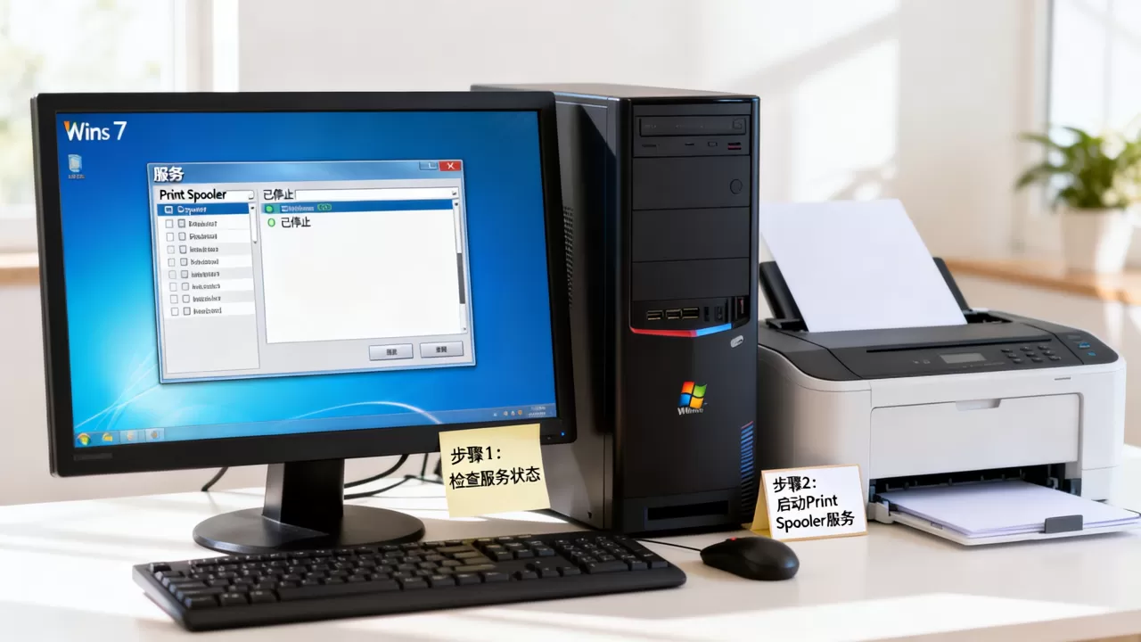 Win7打印机服务器不可用怎么解决,打印机服务未启动怎么办? Win7打印机服务器不可用怎么解决,打印机服务未启动怎么办?