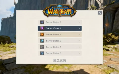 魔兽世界12月4日维护怎么找不到影之哀伤服务器，怎么回事？