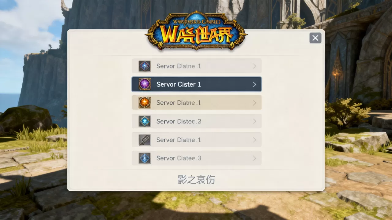 魔兽世界12月4日维护怎么找不到影之哀伤服务器,怎么回事? 魔兽世界12月4日维护怎么找不到影之哀伤服务器,怎么回事?