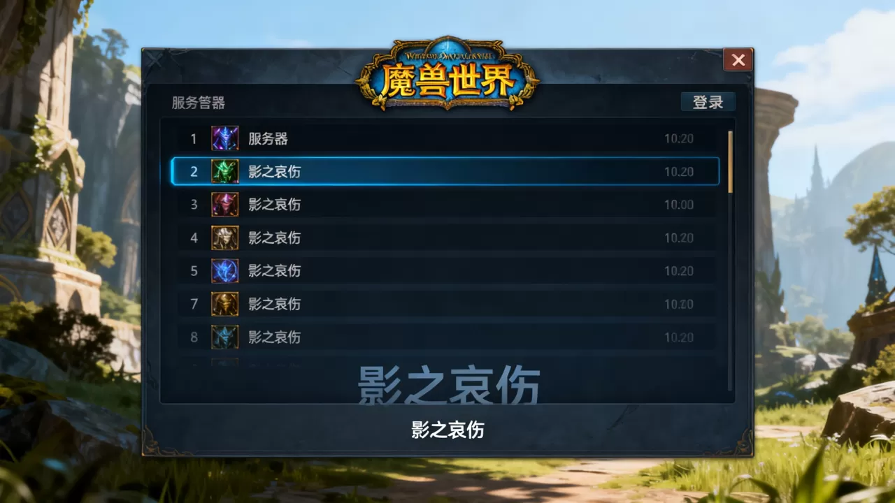 魔兽世界12月4日维护怎么找不到影之哀伤服务器,怎么回事? 魔兽世界12月4日维护怎么找不到影之哀伤服务器,怎么回事?