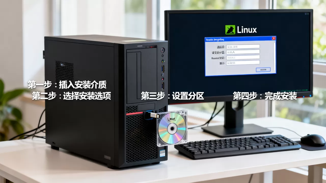 如何快速安装服务器主机Linux？，安装步骤是什么？