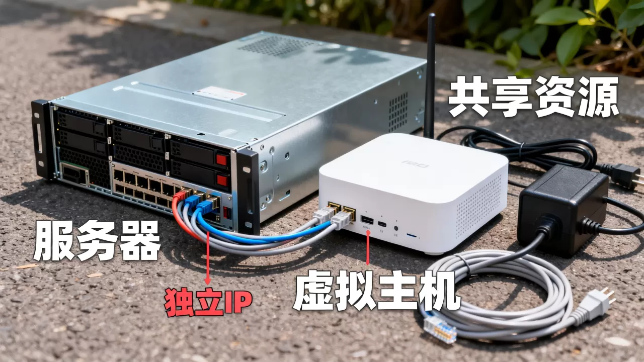 服务器与虚拟主机有什么区别,怎么选择? 服务器与虚拟主机有什么区别,怎么选择?