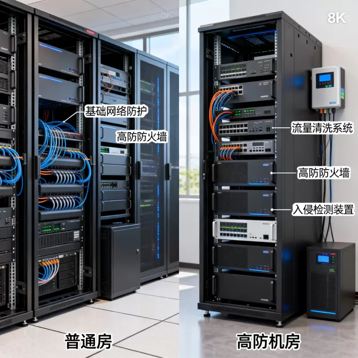 高防机房相比普通机房安全性更高吗?高防机房为什么更安全 高防机房相比普通机房安全性更高吗?高防机房为什么更安全