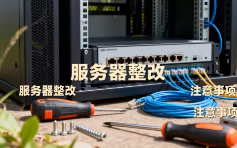 服务器整改方案怎么做？，服务器整改方案有哪些注意事项？