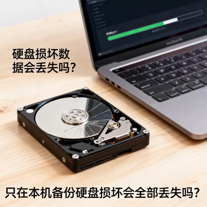 硬盘损坏数据会丢失吗？，只在本机备份硬盘损坏会全部丢失吗？