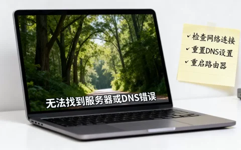 笔记本电脑找不到服务器或DNS错误怎么解决，是什么原因