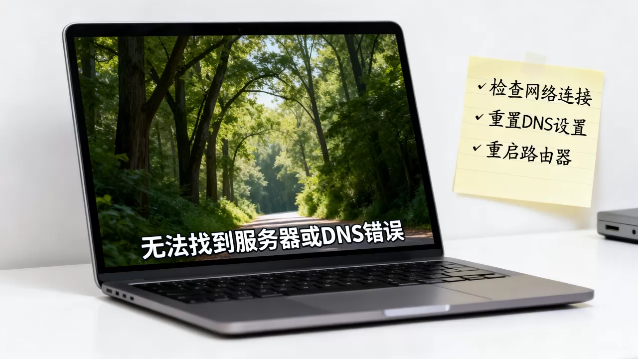 笔记本电脑找不到服务器或DNS错误怎么解决，是什么原因