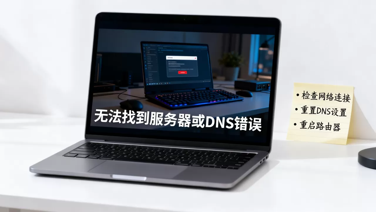 笔记本电脑找不到服务器或DNS错误怎么解决，是什么原因