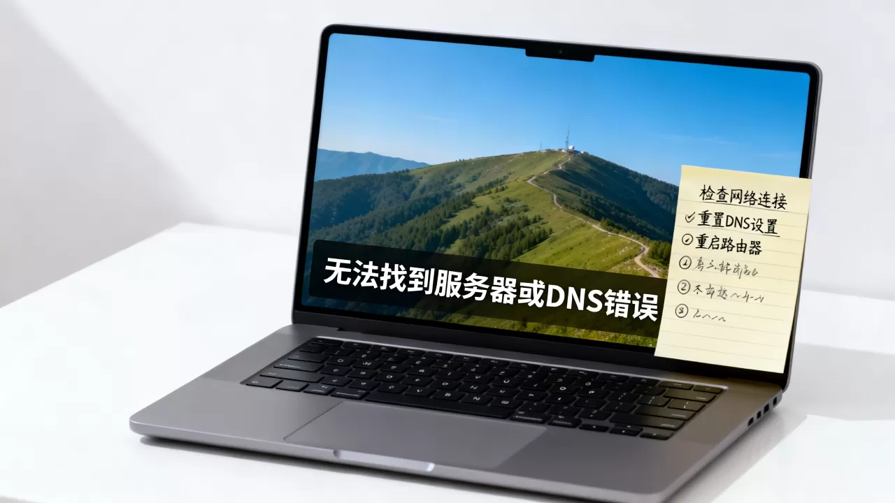笔记本电脑找不到服务器或DNS错误怎么解决，是什么原因