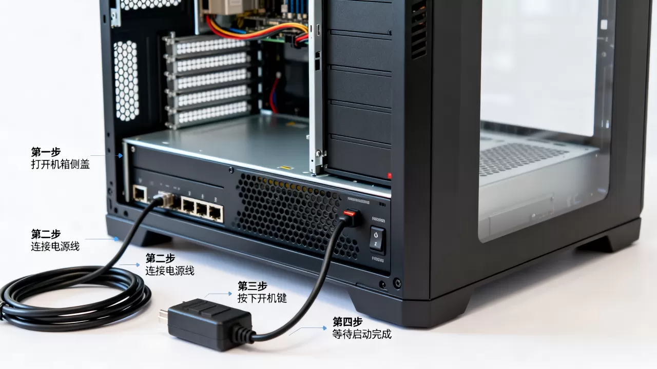 如何正确打开服务器电脑主机?,开机步骤有哪些 如何正确打开服务器电脑主机?,开机步骤有哪些