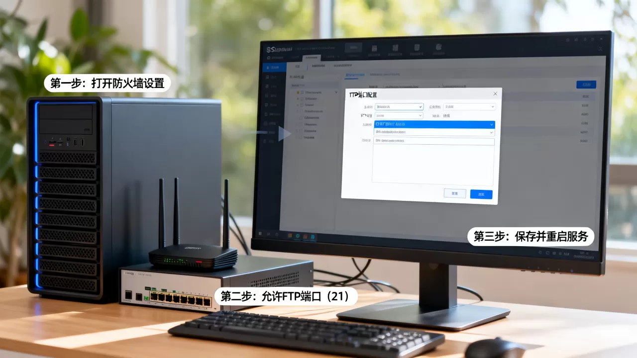 如何配置防火墙打开FTP服务器?,怎么设置? 如何配置防火墙打开FTP服务器?,怎么设置?
