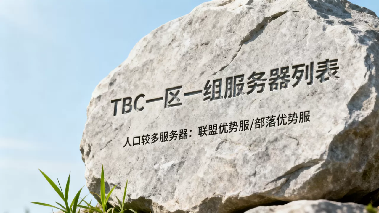 TBC一区一组有哪些服务器?,哪个服务器人多? TBC一区一组有哪些服务器?,哪个服务器人多?