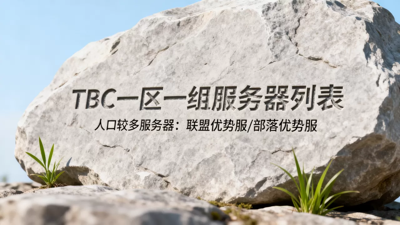TBC一区一组有哪些服务器?,哪个服务器人多? TBC一区一组有哪些服务器?,哪个服务器人多?