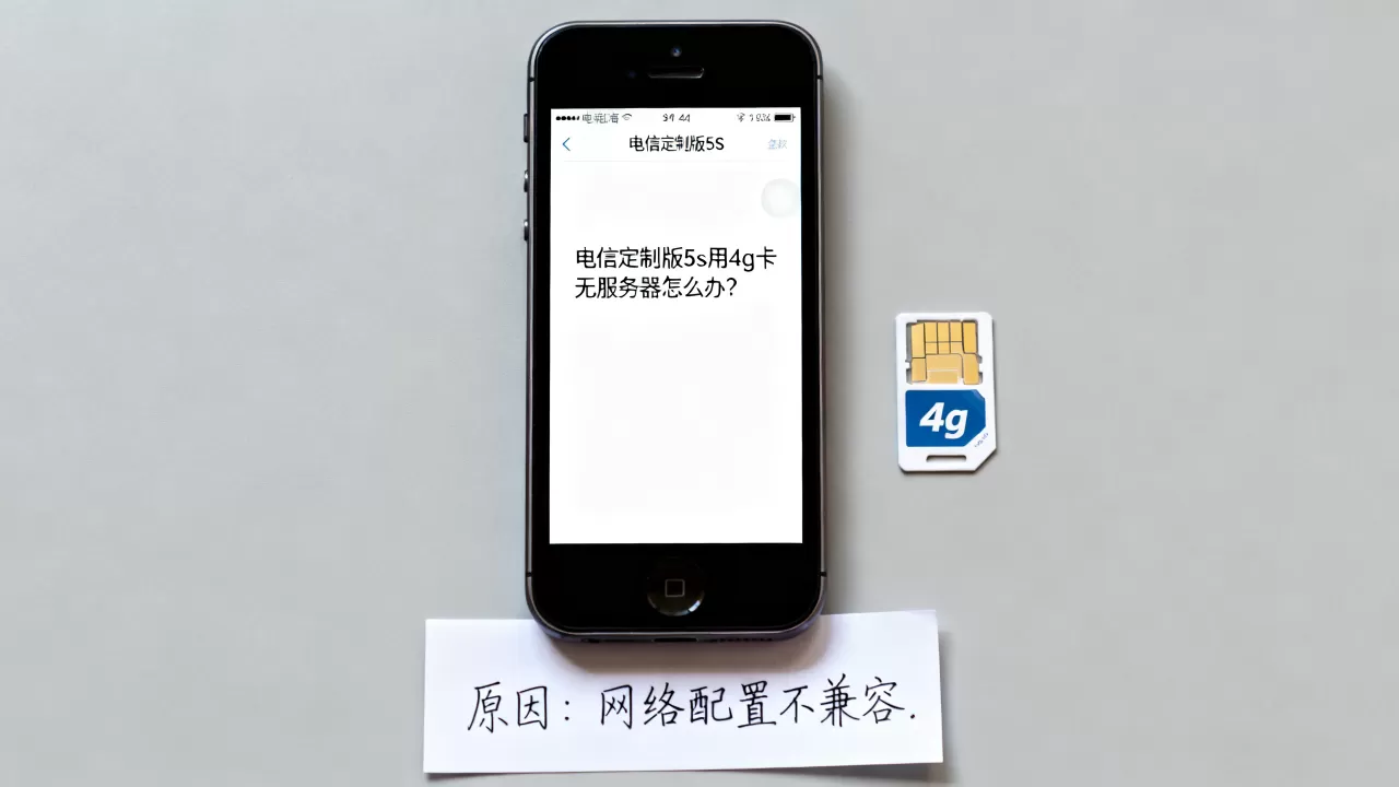 电信定制版5s用4g卡无服务器怎么办?,原因是什么? 电信定制版5s用4g卡无服务器怎么办?,原因是什么?