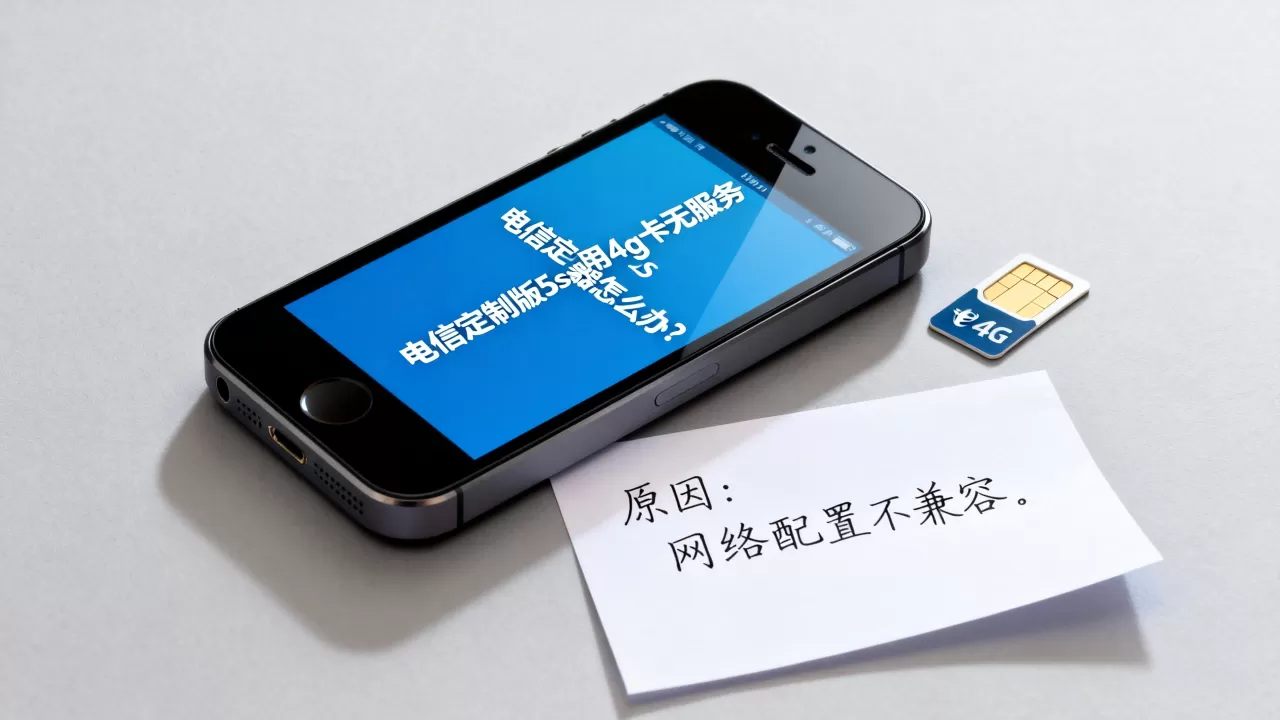 电信定制版5s用4g卡无服务器怎么办?,原因是什么? 电信定制版5s用4g卡无服务器怎么办?,原因是什么?