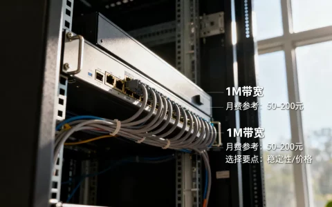 服务器的1m带宽到底多少钱一个月，怎么选