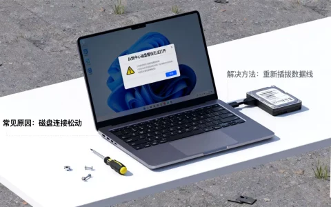 反馈中心磁盘错误无法打开如何解决，常见原因有哪些