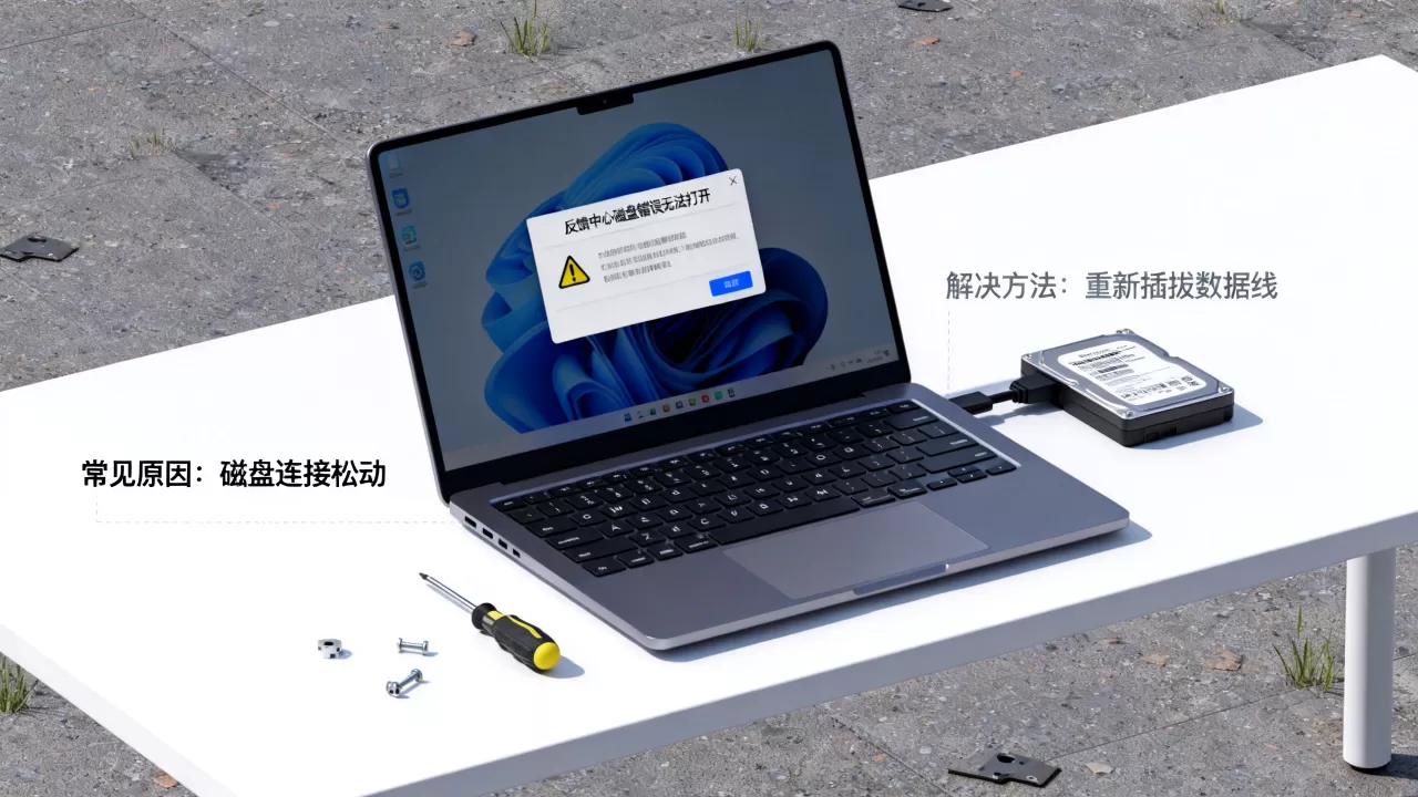 反馈中心磁盘错误无法打开如何解决,常见原因有哪些 反馈中心磁盘错误无法打开如何解决,常见原因有哪些