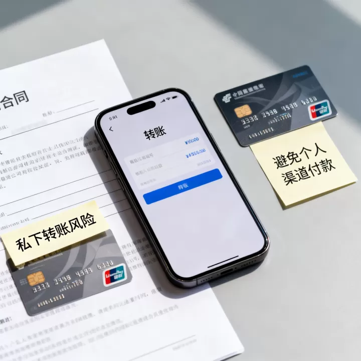如何尽量避免私下转账个人渠道付款？私下转账有哪些风险？