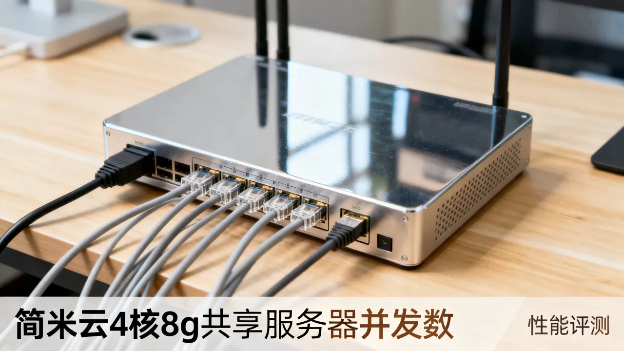 简米云4核8g共享服务器能并发多少？,性能怎么样