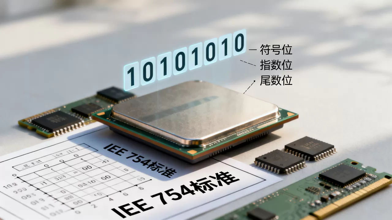 负浮点数在计算机中如何存储，存储格式是什么？