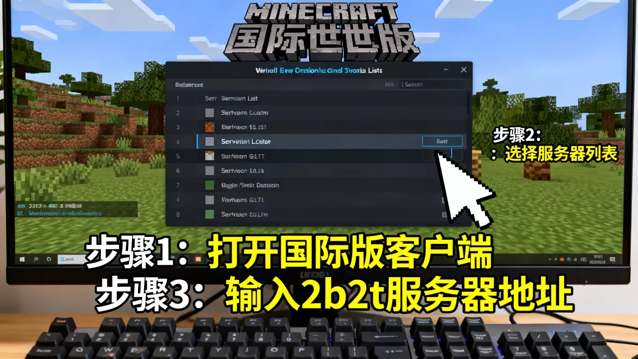 我的世界国际版如何进2b2t服务器?,2b2t服务器怎么进? 我的世界国际版如何进2b2t服务器?,2b2t服务器怎么进?