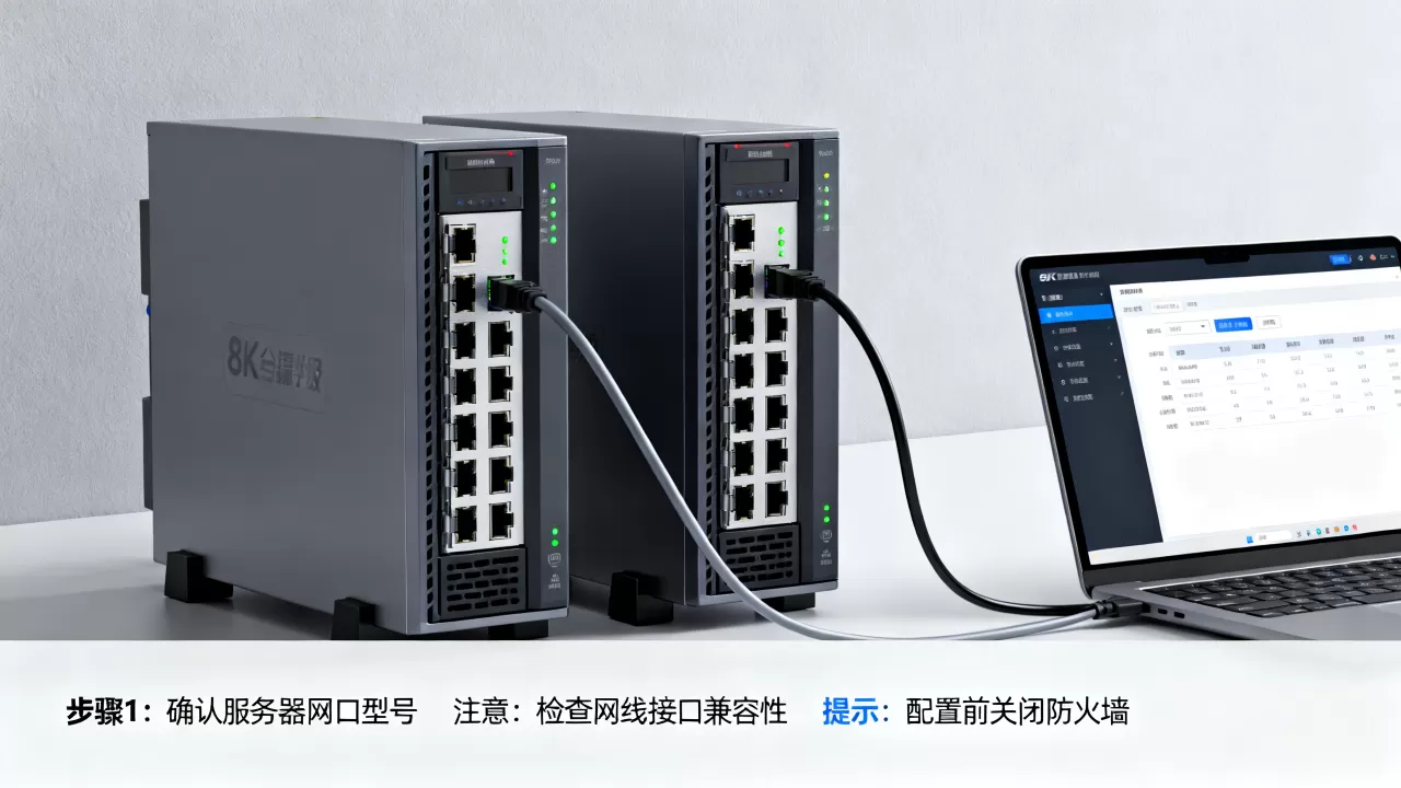 服务器之间如何直连配置网络，有哪些注意事项？