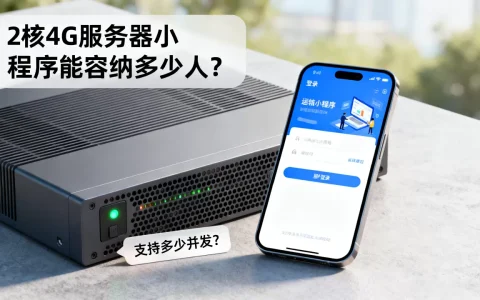 2核4G服务器小程序能容纳多少人？，支持多少并发？