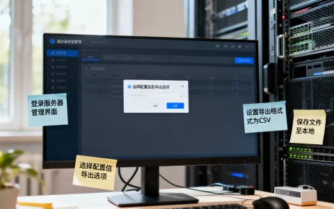 服务器配置信息如何导出，具体步骤有哪些？