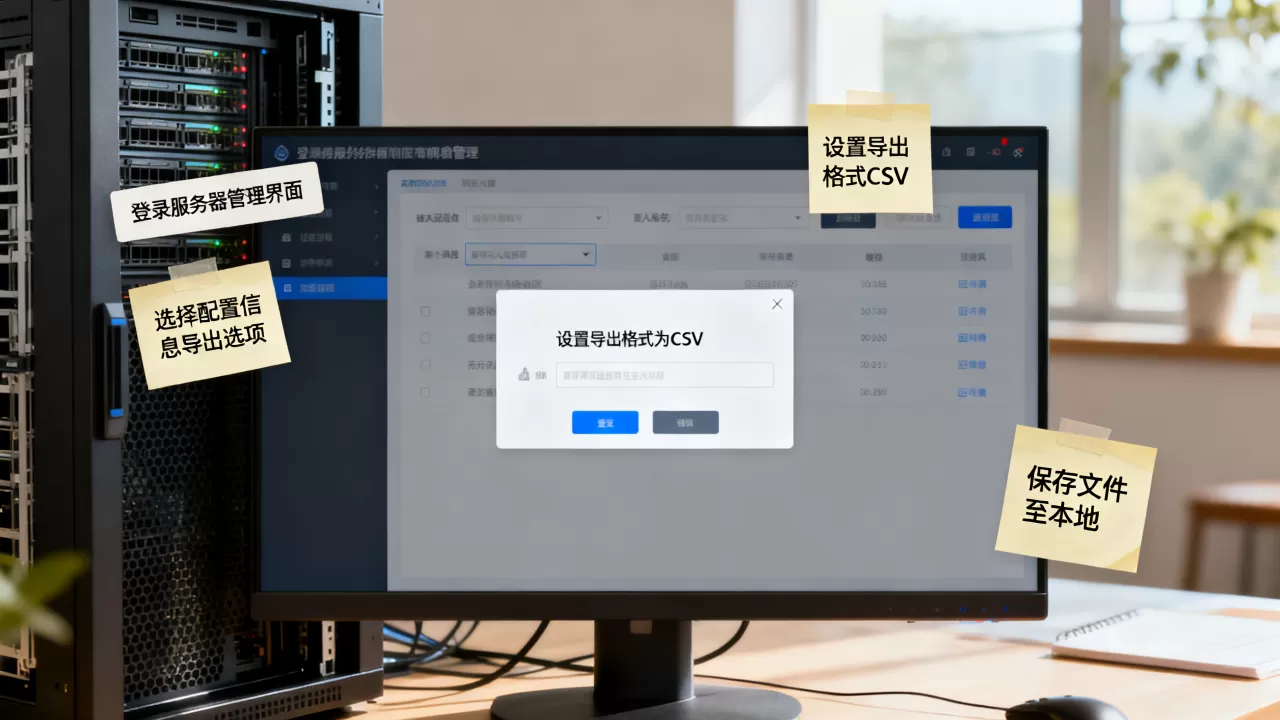 服务器配置信息如何导出,具体步骤有哪些? 服务器配置信息如何导出,具体步骤有哪些?